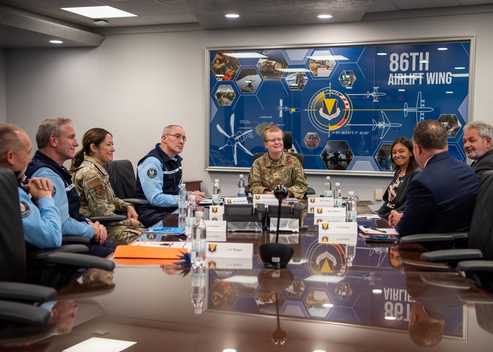 Air and Space Gendarmerie and 86th Airlift Wing Leadership Meeting