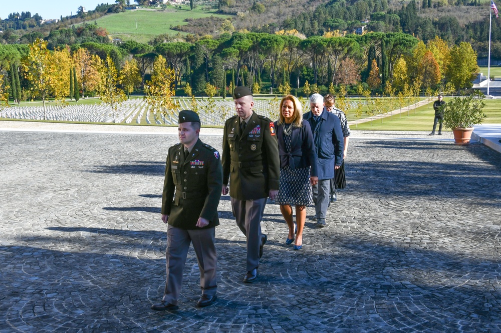 Veterans Day Commemorative Ceremony 2024-Florence American Cemetery and Memorial