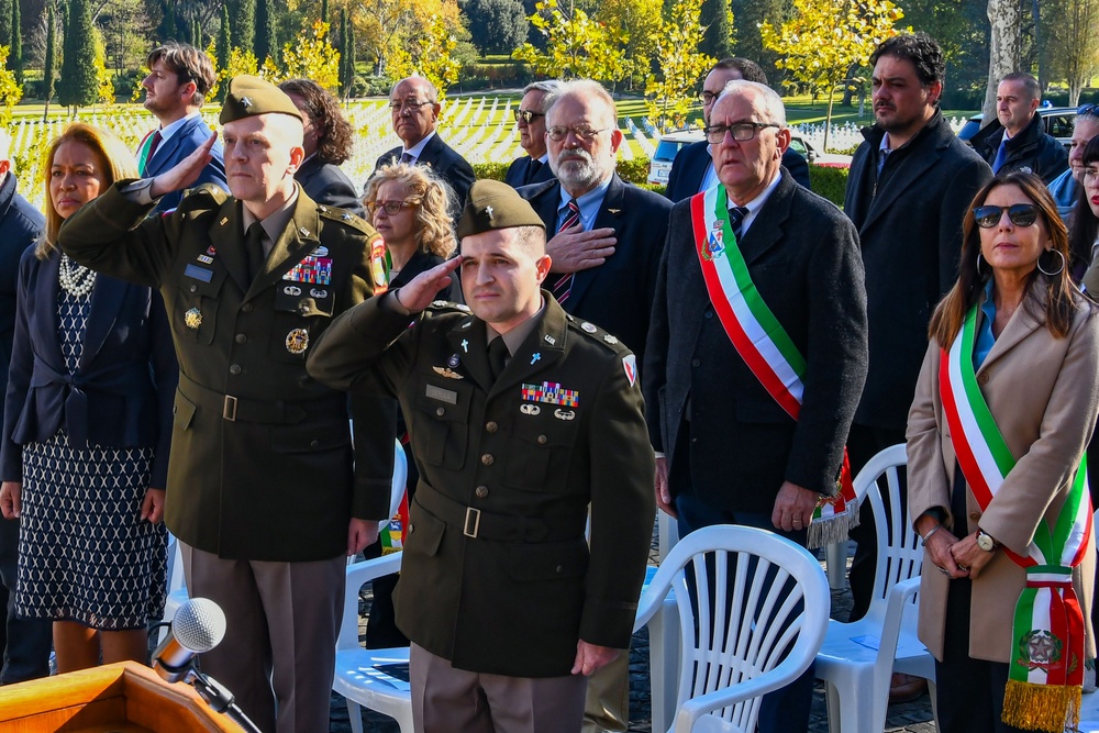 Veterans Day Commemorative Ceremony 2024-Florence American Cemetery and Memorial