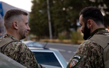 Latvian Soldiers Conduct Routine Patrols in Kosovo