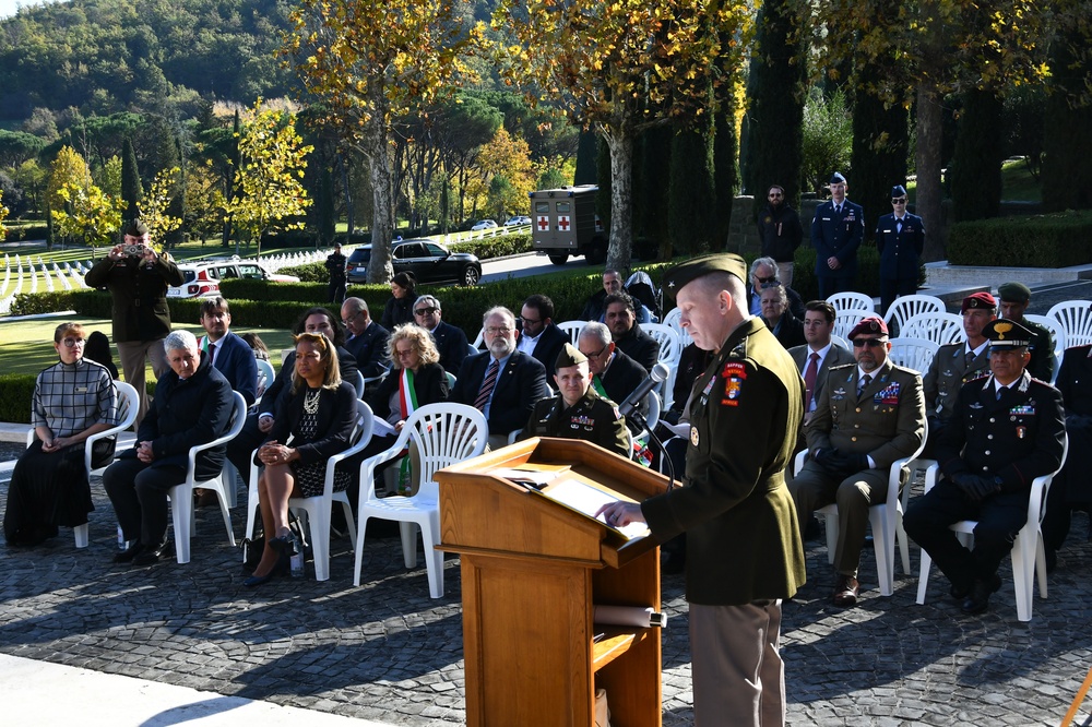 Veterans Day Commemorative Ceremony 2024-Florence American Cemetery and Memorial