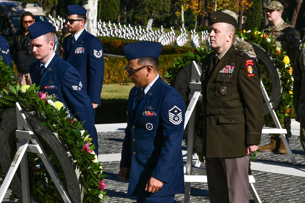 Veterans Day Commemorative Ceremony 2024-Florence American Cemetery and Memorial