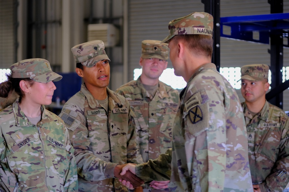 Maj. Gen. Scott Naumann Visits 3rd Brigade, 10th Mountain Division (Light Infantry) in EUCOM