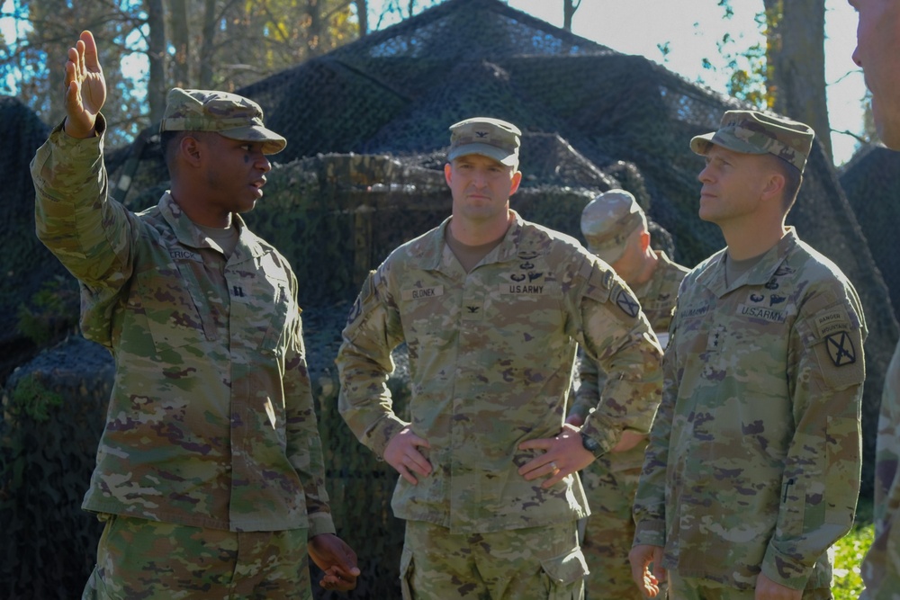 Maj. Gen. Scott Naumann Visits 3rd Brigade, 10th Mountain Division (Light Infantry) in EUCOM