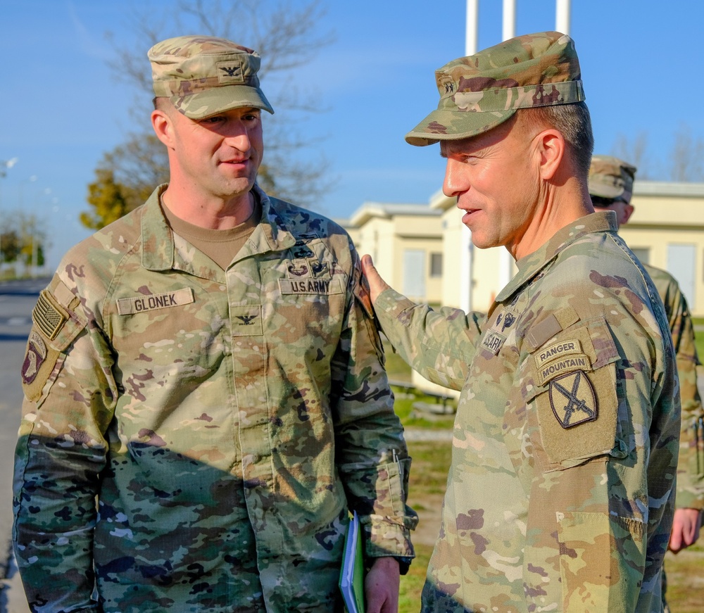 Maj. Gen. Scott Naumann Visits 3rd Brigade, 10th Mountain Division (Light Infantry) in EUCOM