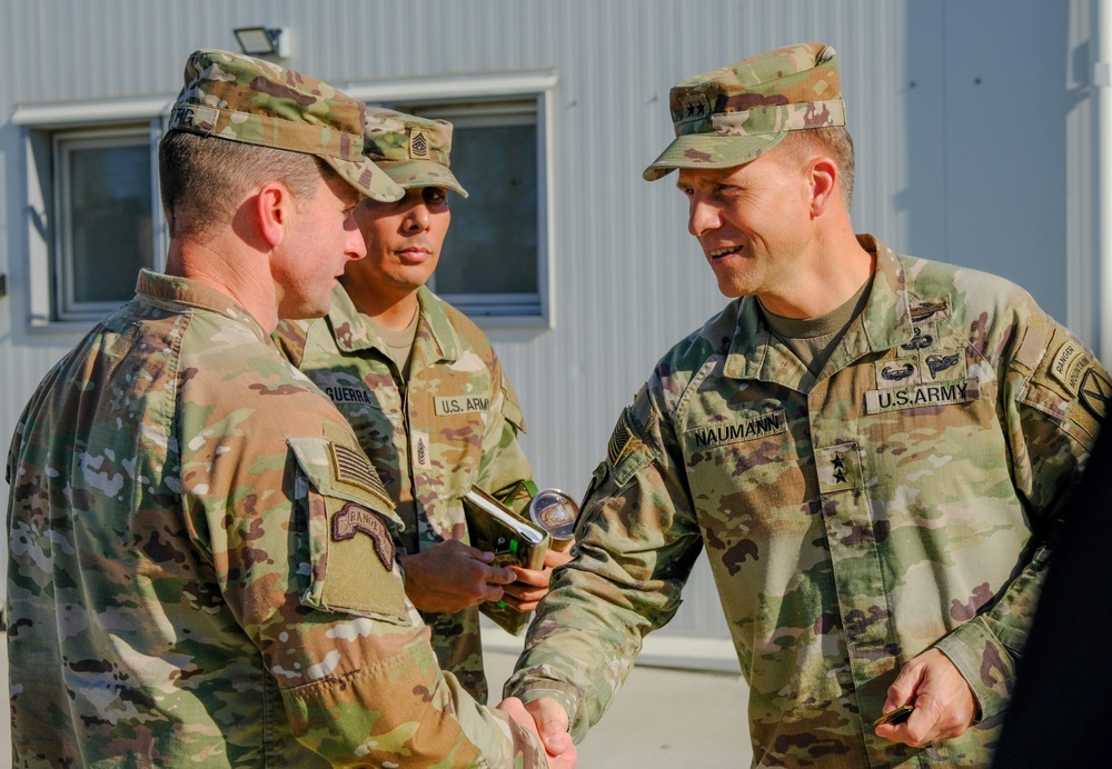 Maj. Gen. Scott Naumann Visits 3rd Brigade, 10th Mountain Division (Light Infantry) in EUCOM