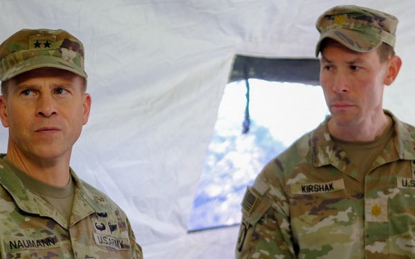 Maj. Gen. Scott Naumann Visits 3rd Brigade, 10th Mountain Division (Light Infantry) in EUCOM