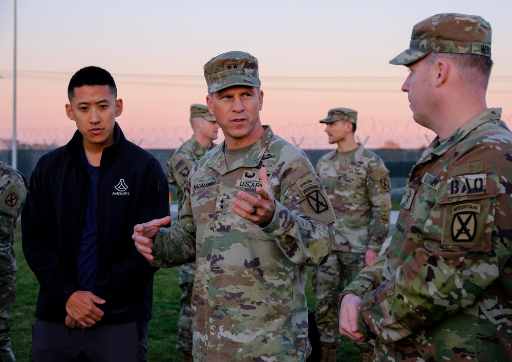 Maj. Gen. Scott Naumann Visits 3rd Brigade, 10th Mountain Division (Light Infantry) in EUCOM