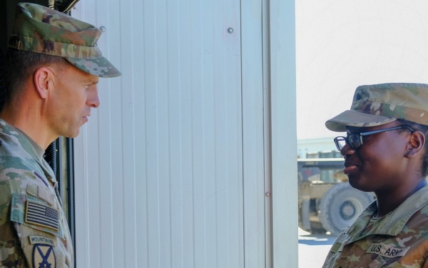 Maj. Gen. Scott Naumann Visits 3rd Brigade, 10th Mountain Division (Light Infantry) in EUCOM