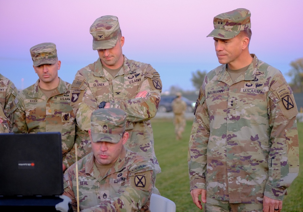 Maj. Gen. Scott Naumann Visits 3rd Brigade, 10th Mountain Division (Light Infantry) in EUCOM