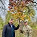 German - American Partnership Tree planting in Illesheim, Germany