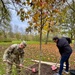 German - American Partnership Tree planting in Illesheim, Germany