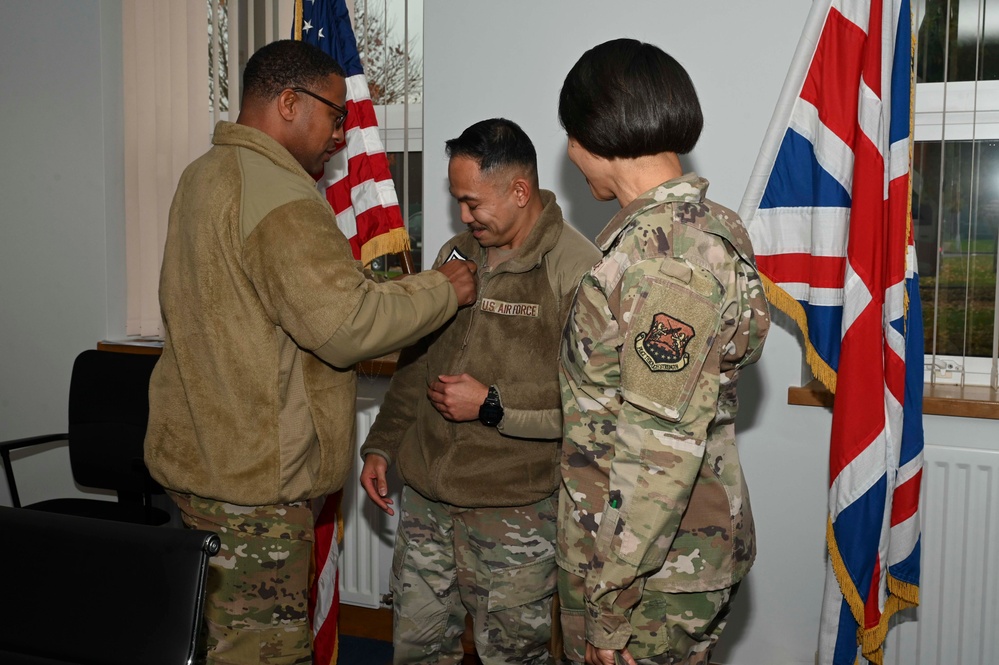 The 100th ARW command team congratulates Chief Master Sergeant selects
