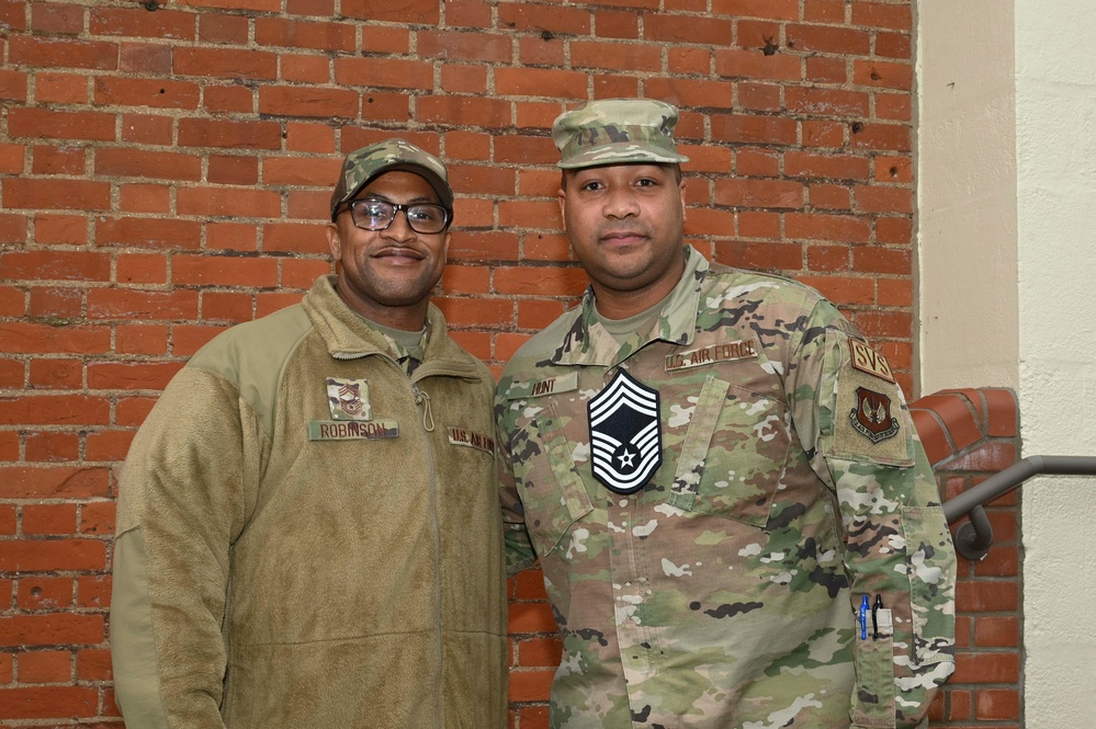 The 100th ARW command team congratulates Chief Master Sergeant selects