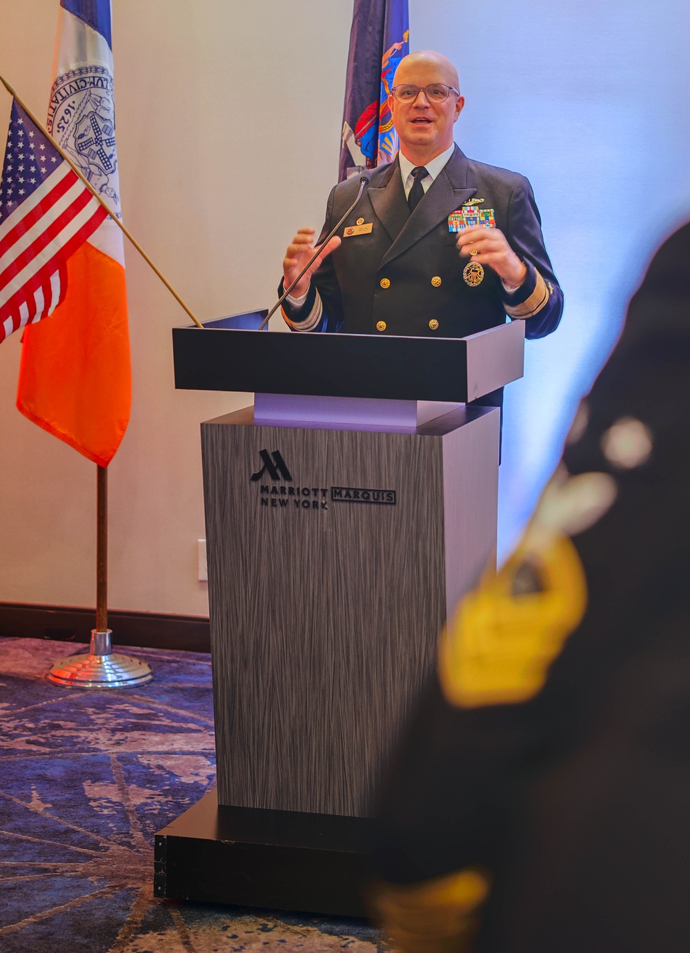 Sailors and Marines Participate in Veterans Day Ceremony in NYC