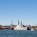 USS Nantucket arrives in Boston