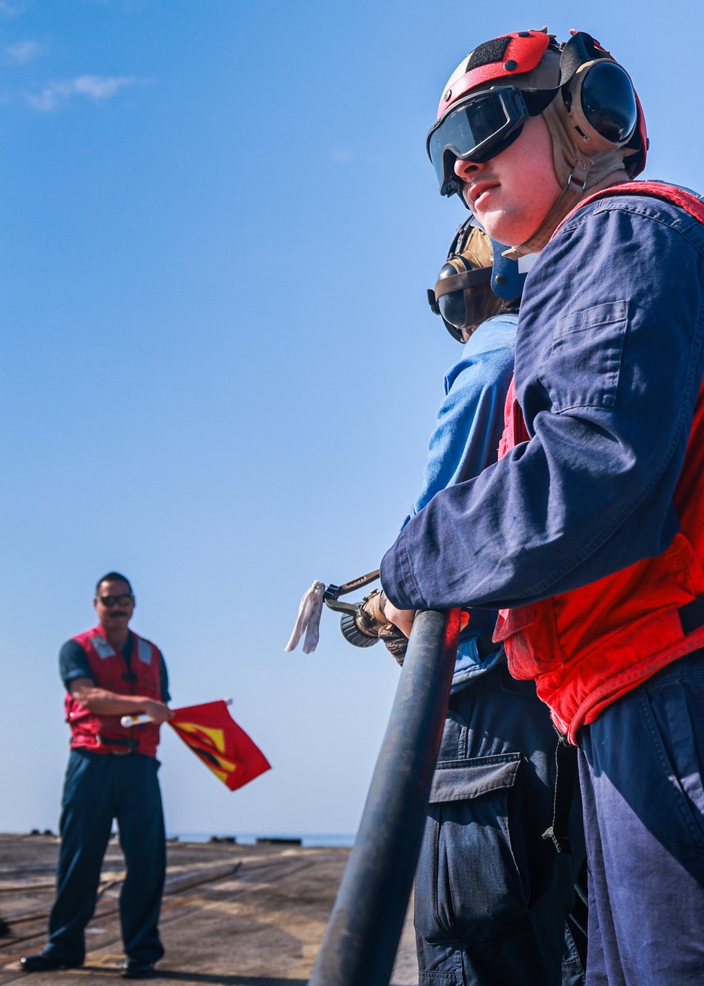 USS Bulkeley conducts a Damage Control Training Team Drill