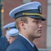Sailors from USS John Basilone participate in the New York City Veterans Day Parade
