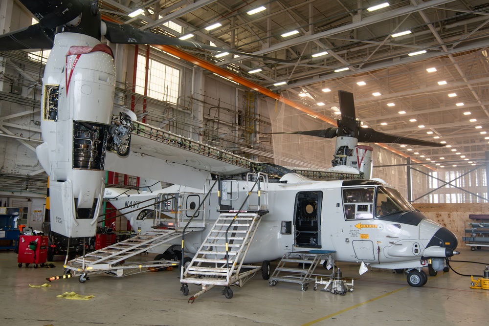 FRCE inducts first Navy CMV-22B for maintenance