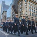 Sailors from USS John Basilone participate in New York City Veterans Day Parade