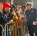 Sailors from USS John Basilone participate New York City Veterans Day Parade
