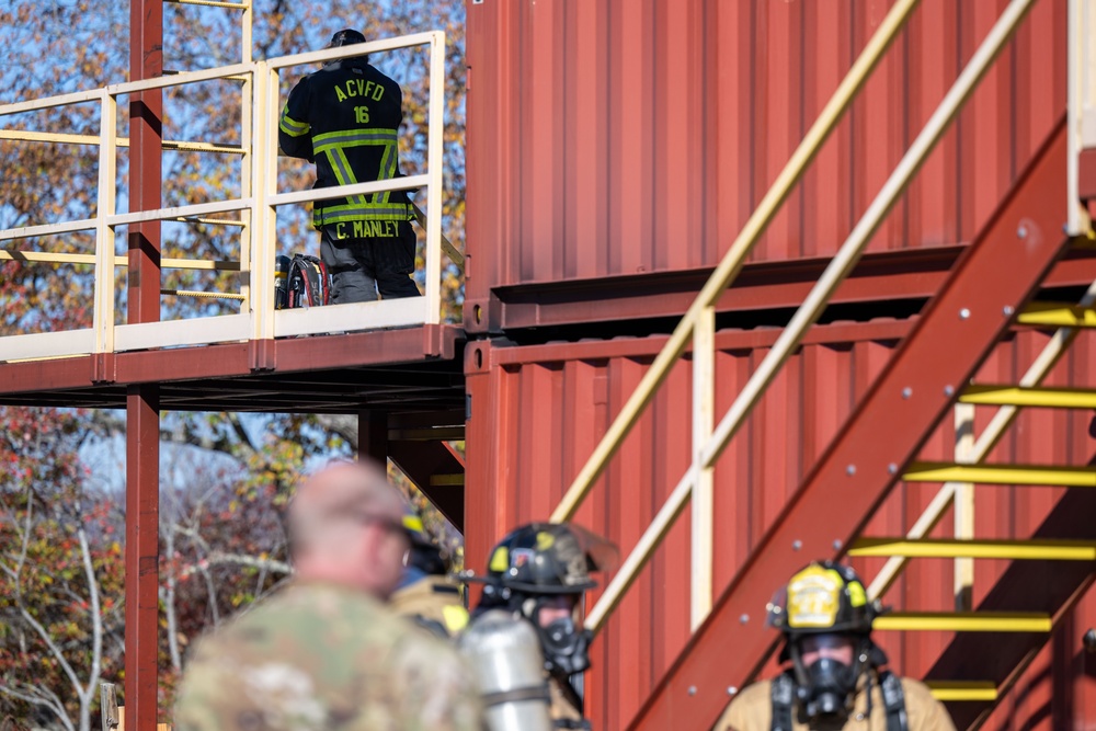 130th Airlift Wing Fire and Emergency Services Live Fire Exercise 2024