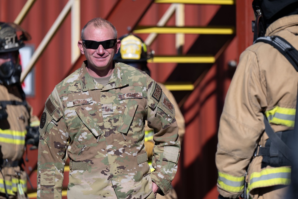 130th Airlift Wing Fire and Emergency Services Live Fire Exercise 2024