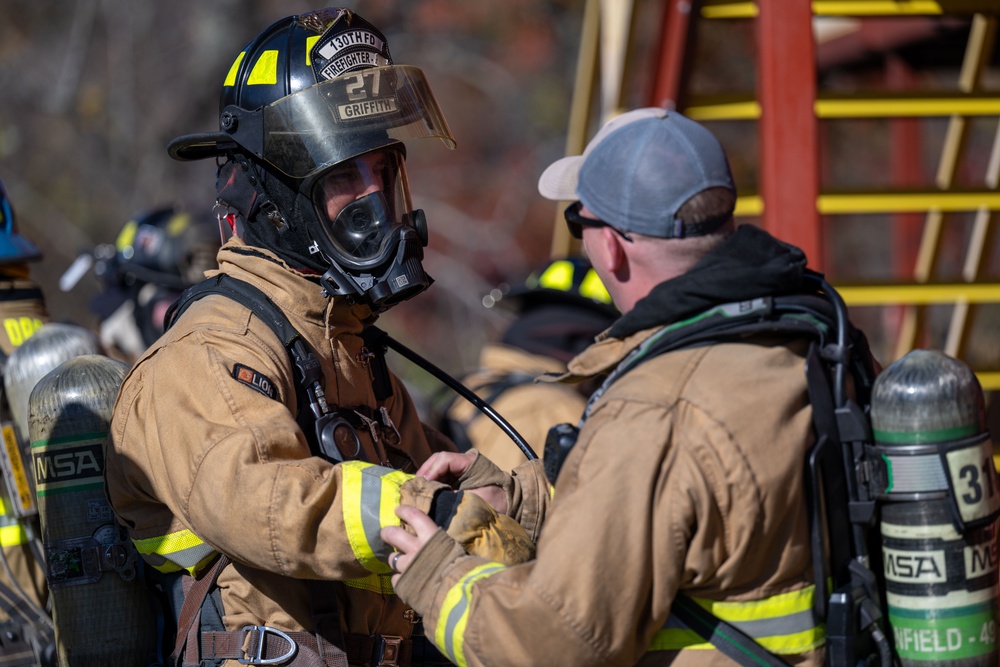 130th Airlift Wing Fire and Emergency Services Live Fire Exercise 2024