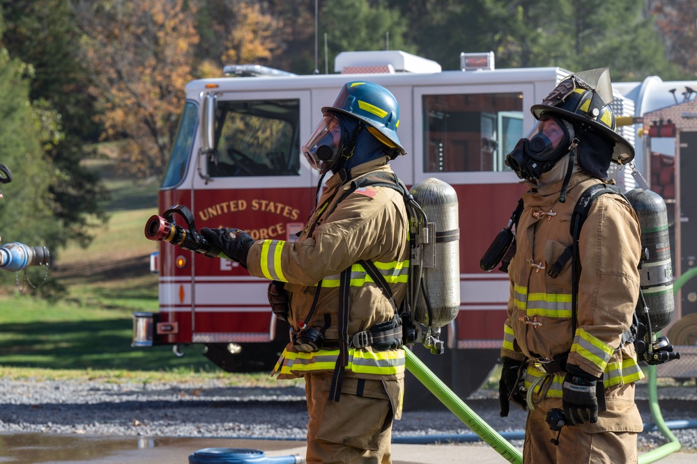 130th Airlift Wing Fire and Emergency Services Live Fire Exercise 2024