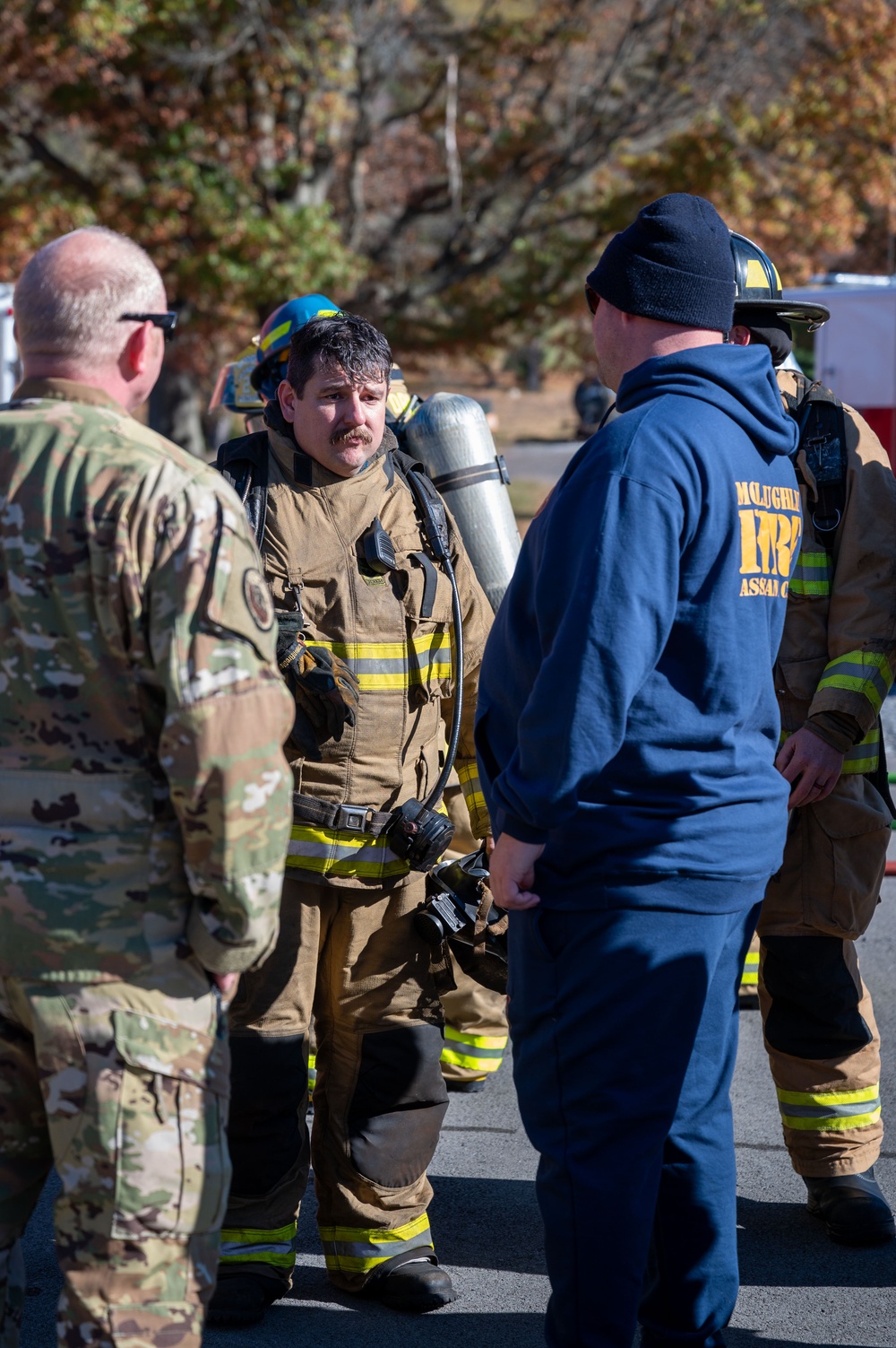 130th Airlift Wing Fire and Emergency Services Live Fire Exercise 2024