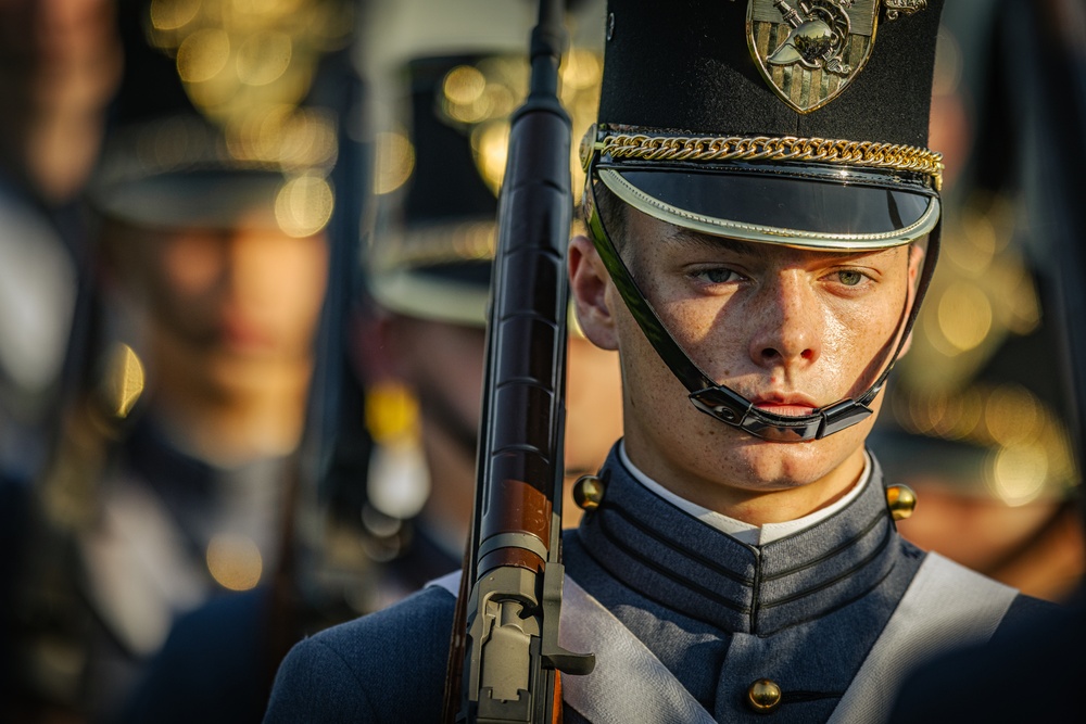 Cadet Marching During Thayer Award Ceremony