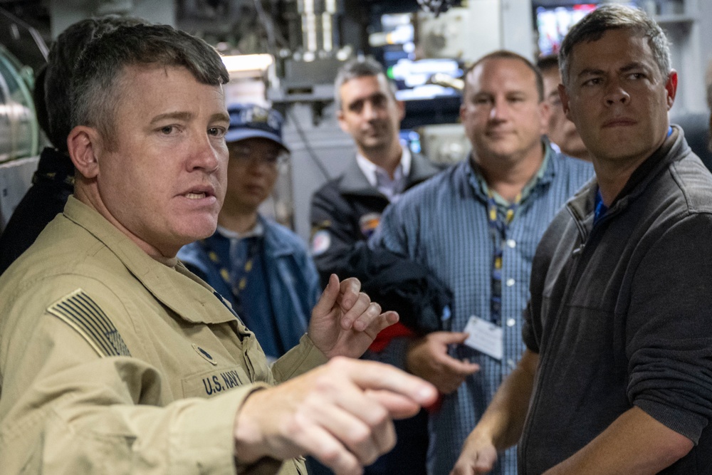 USS New Jersey (SSN 796) Hosts Educators in support of the Nuclear Propulsion Officer Canidate Program