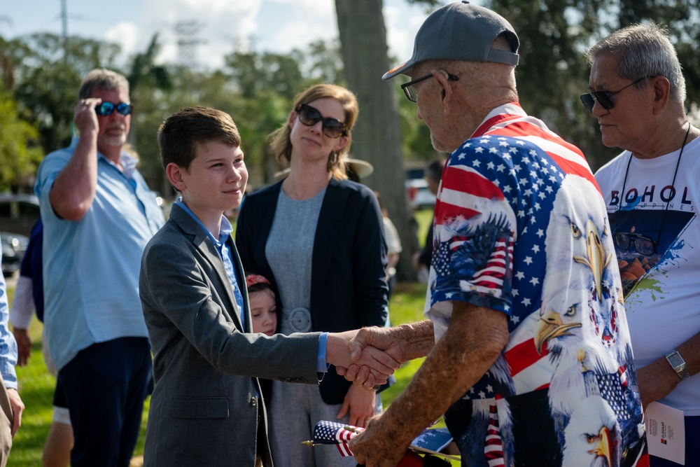 Military and civic leaders gather for Veterans Day