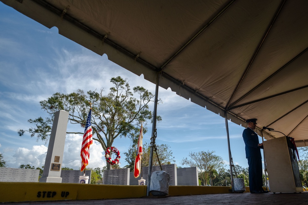 Military and civic leaders gather for Veterans Day