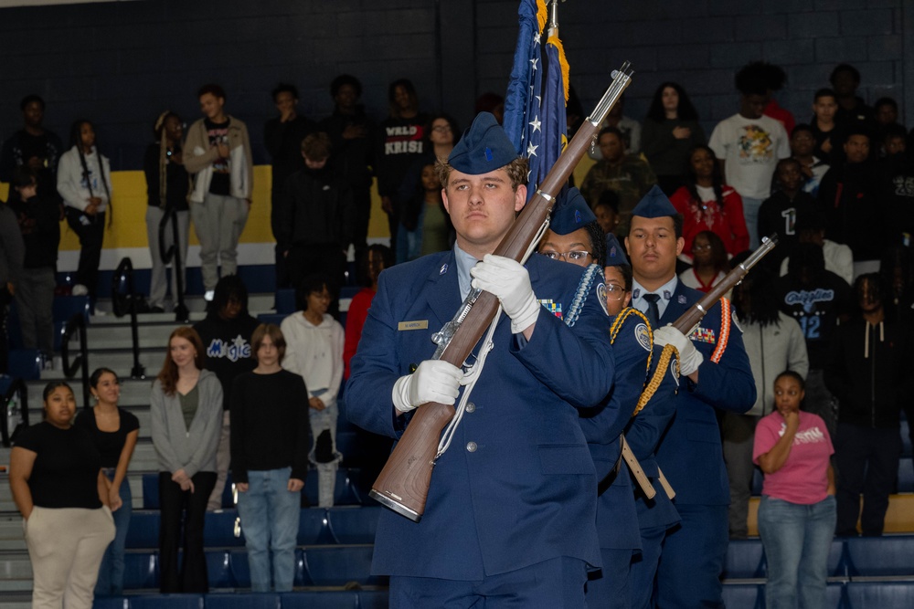 Eastern Wayne High School JROTC cadets, 4th FW leadership honor veteran's sacrifice