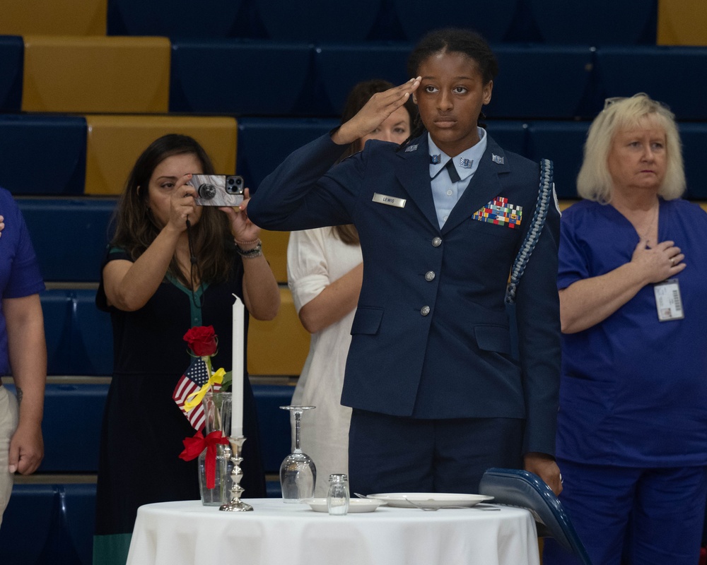 Eastern Wayne High School JROTC cadets, 4th FW leadership honor veteran's sacrifice