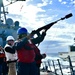 USS Winston S. Churchill Conducts Replenishment At Sea