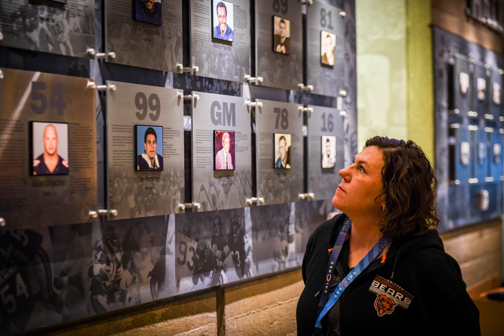 Chicago Bears Host Service Members at Halas Hall