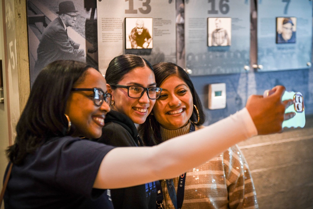 Chicago Bears Host Service Members at Halas Hall