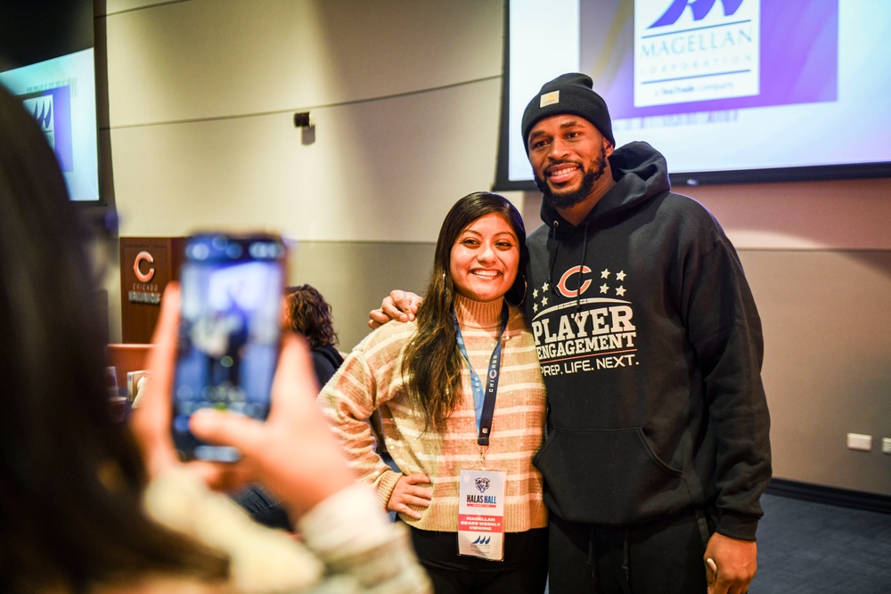 Chicago Bears Host Service Members at Halas Hall