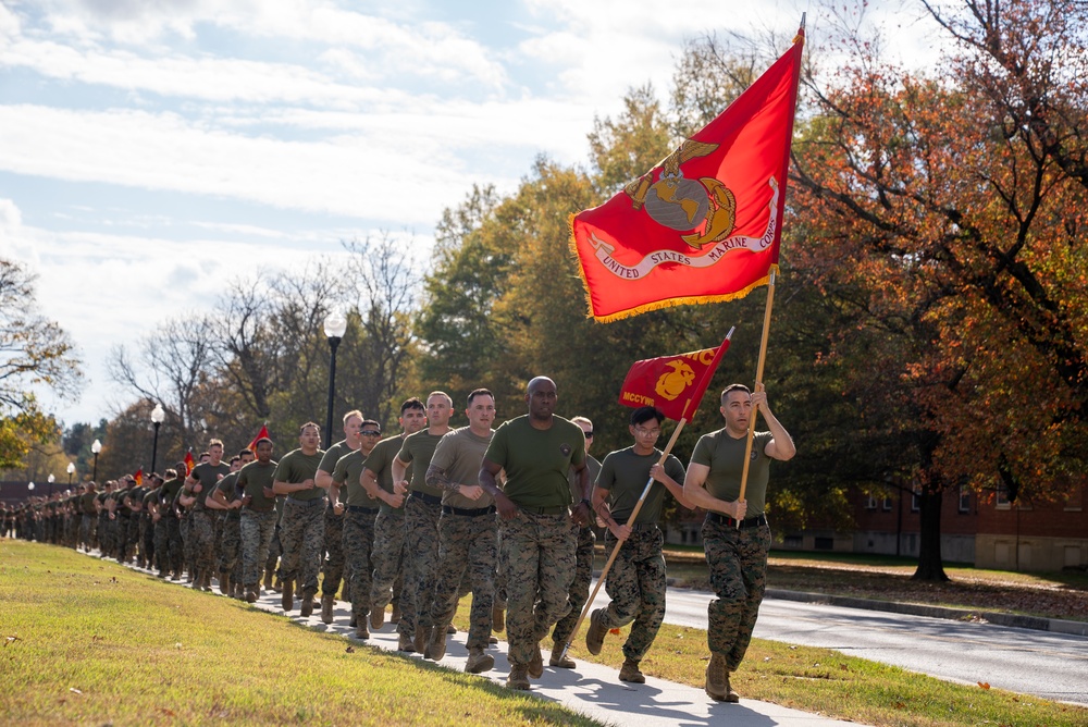 Running the Distance: Marines Log 249 Miles for the Corps’ 249th Birthday