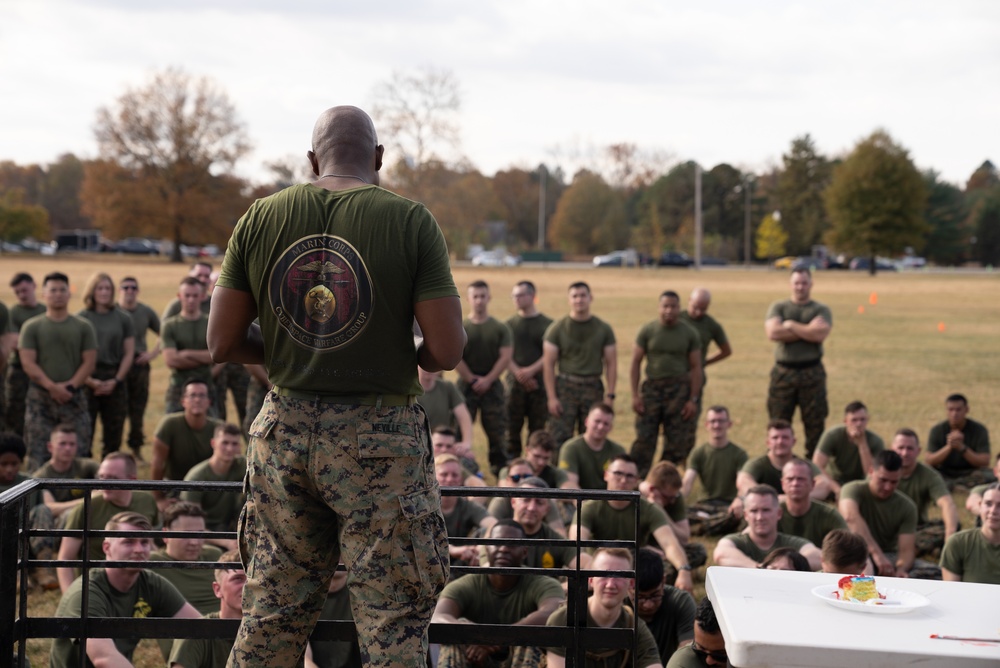 Running the Distance: Marines Log 249 Miles for the Corps’ 249th Birthday