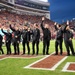 US Army Golden Knights jump into the Virginia Tech football game