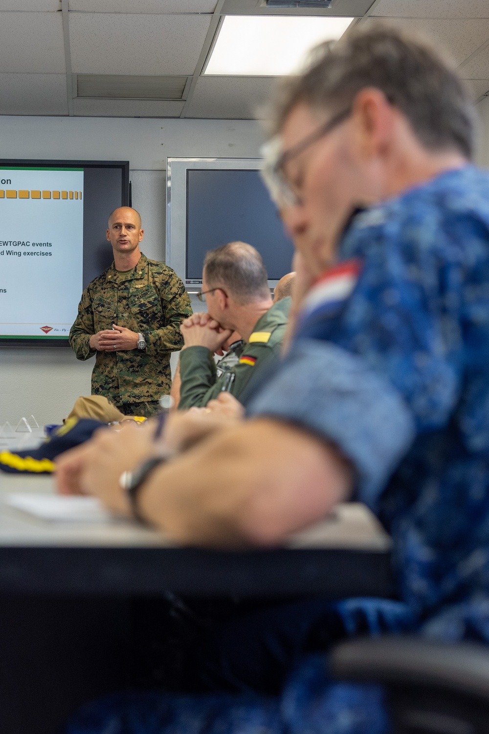 Foreign Naval Attachés visit MCAS Miramar