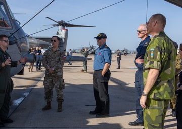 Foreign Naval Attachés visit MCAS Miramar