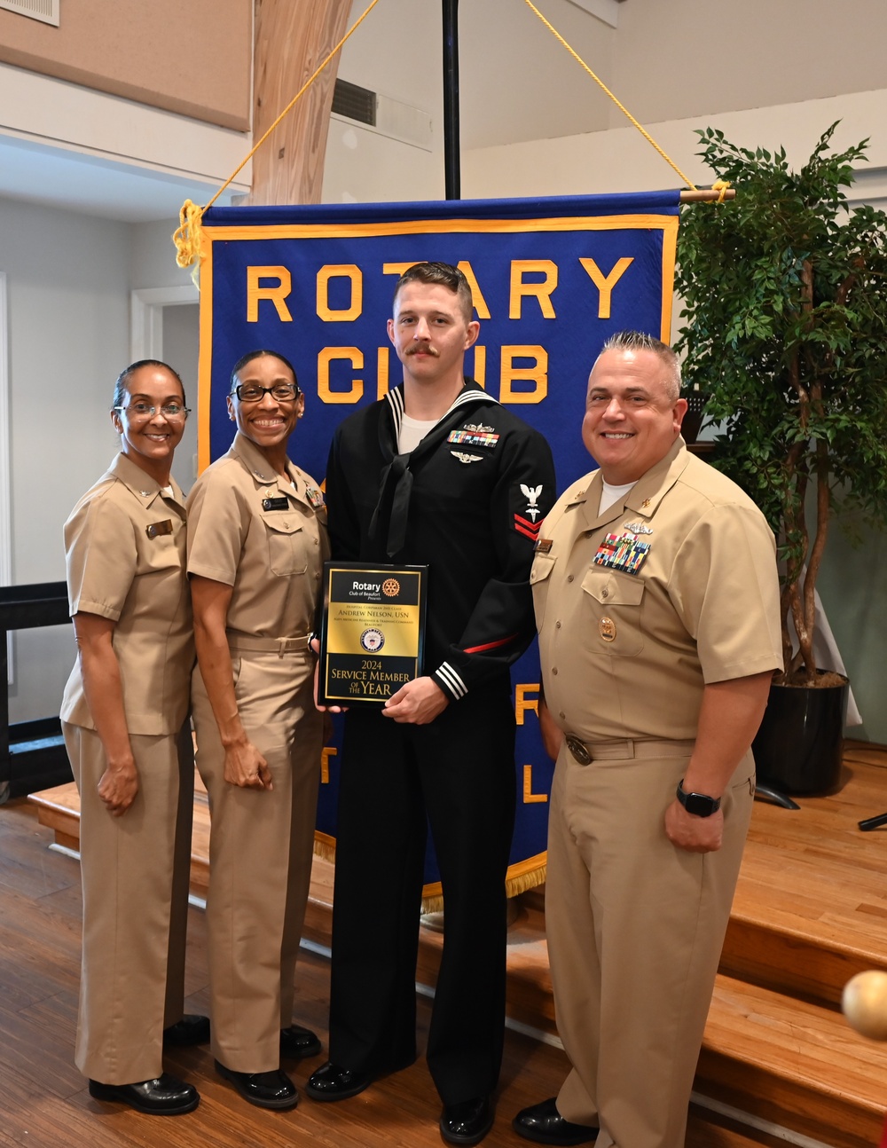 NMRTC Beaufort Sailor Earns Service Member of the Year From Local Rotary Club