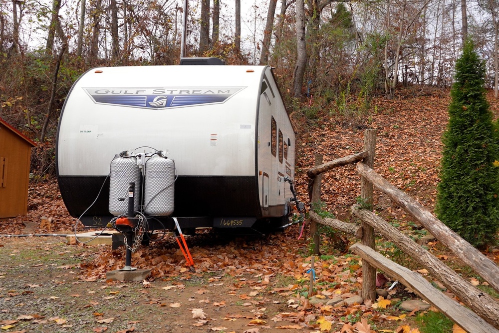 Disaster Survivor Receives FEMA Travel Trailer in North Carolina