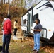 Disaster Survivor Receives FEMA Travel Trailer in North Carolina