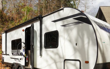 Disaster Survivor Receives FEMA Travel Trailer in North Carolina