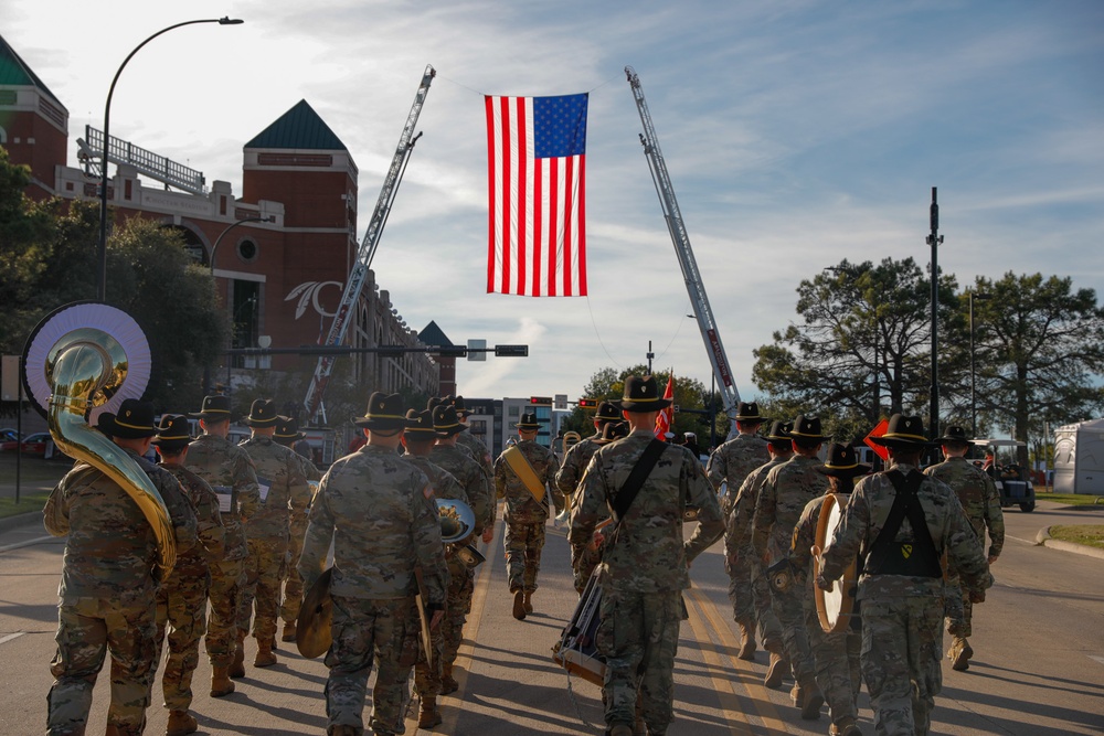 1st Cavalry Division Band at the Arlington Texas Veterans Day Parade